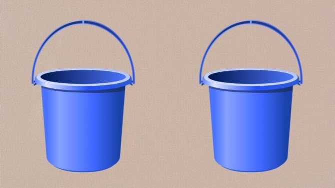 2 buckets