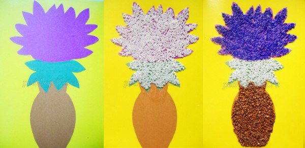 Аппликации из цветной бумаги для детей шаблоны на распечатку, темы осень, весна