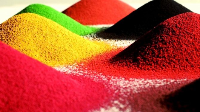 Цветной песок для творчества