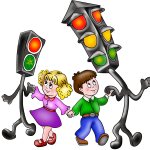 Дети и светофор
