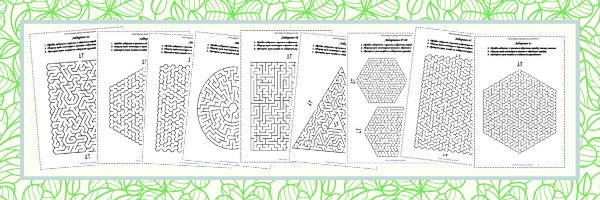 printable children&#39;s labyrinths