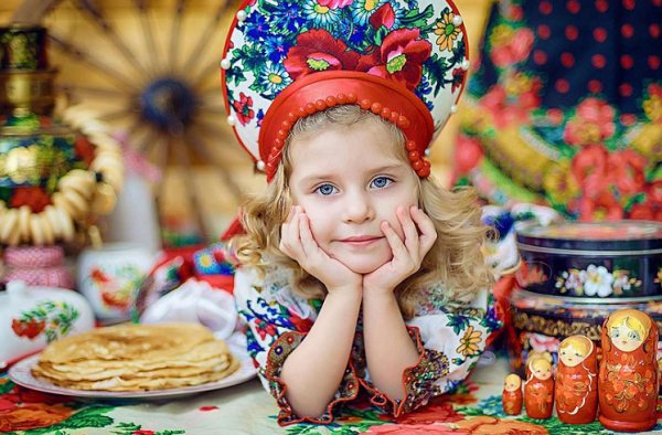 Girl in folk costume