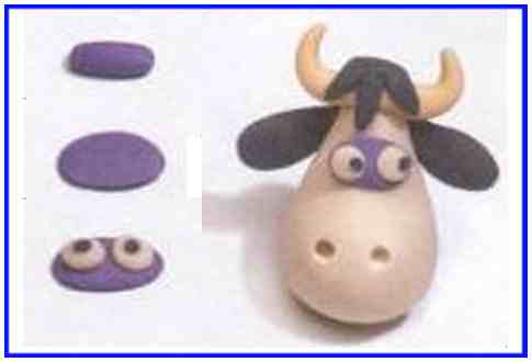 How to make a cool cow, sculpt the eyes