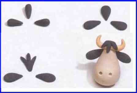 How to make a cool cow, sculpt ears and bangs