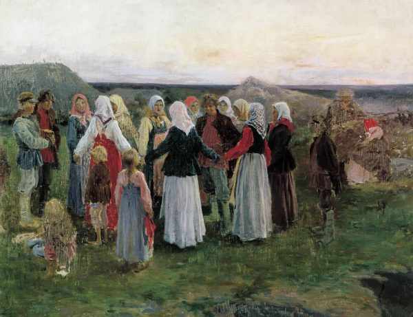 painting about a round dance