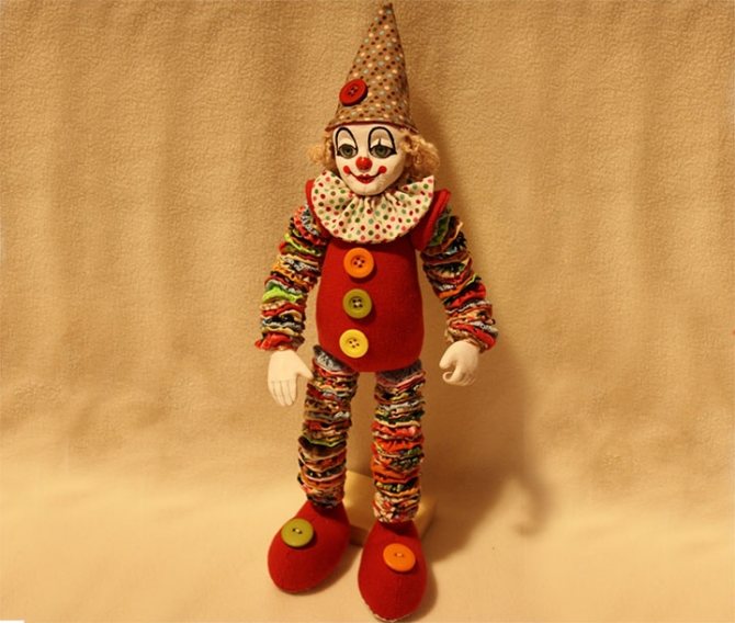Fabric clown