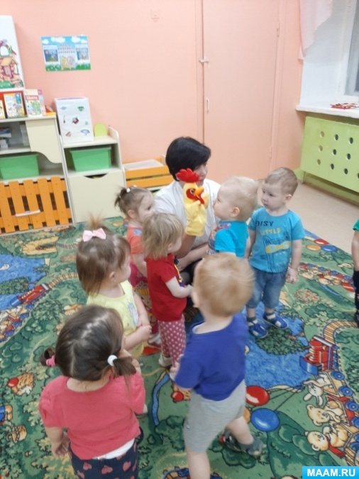 Summary of the physical education lesson “Bird Yard” for young children