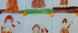Конспект занятия по рисованию «Девочка пляшет» с детьми старшего дошкольного возраста