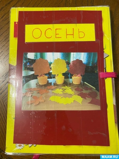 Lapbook on the theme “Autumn” for the preparatory group of kindergarten