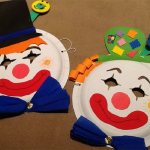 Маски для детей в виде клоуна