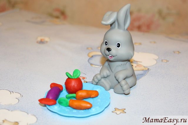 Crafts from plasticine for 2 - 3 years