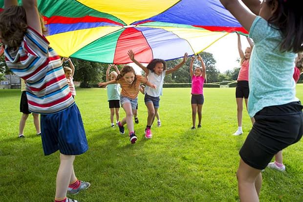 Outdoor games for children 4-5 years old