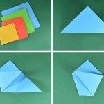 Step-by-step instructions for making origami Maneki-neko