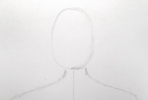 Drawing the neck