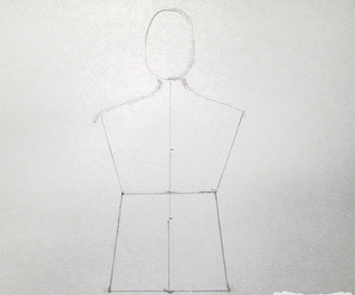 Drawing the waist
