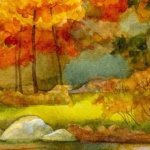 рисунок на тему осень