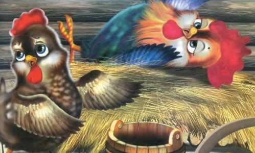 Russian folk tale “The Cockerel and the Bean Seed” read online in full