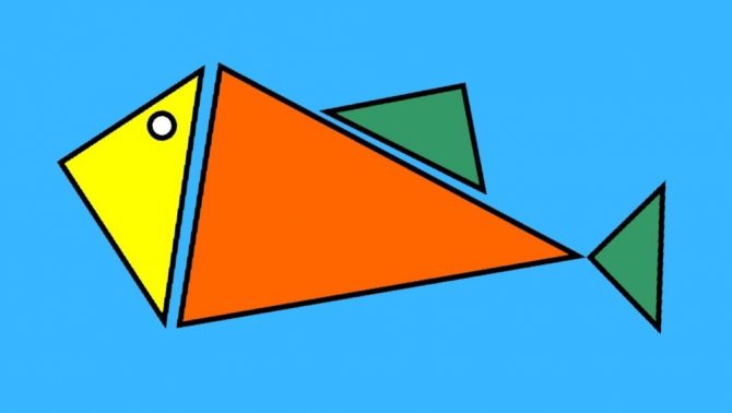 Рыбка из треугольников