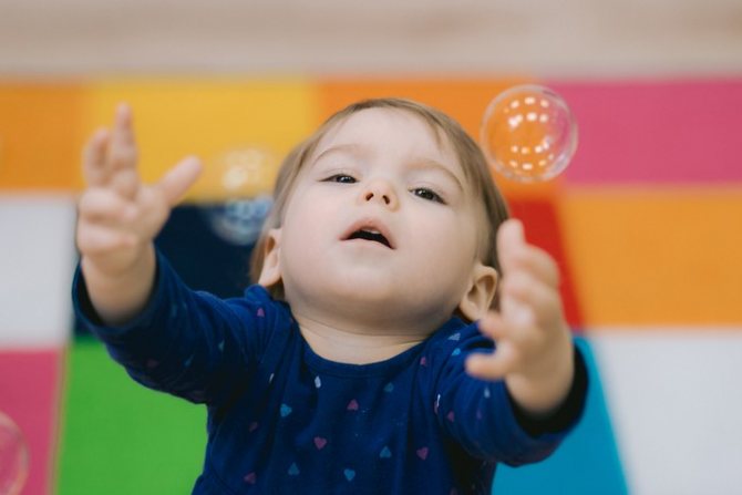 sensory development of children 1-2 years old