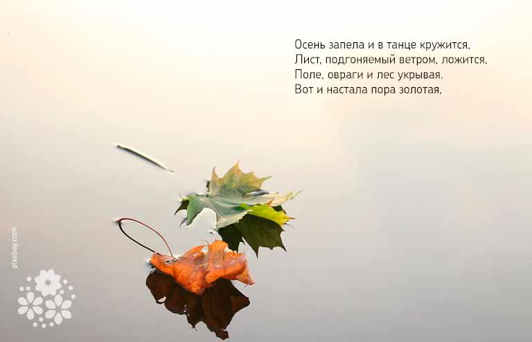 Стихи про осень на конкурс чтецов русских классиков