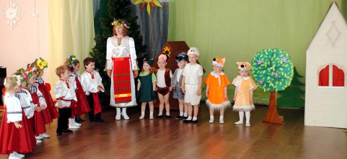 theatrical activities in kindergarten fairy tale scenarios