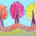 три дерева рисунок карандашом