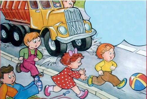 Riddles about traffic rules for preschool children